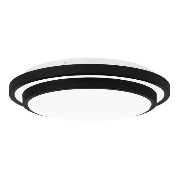 Quoizel Irving Integrated LED Matte Black Semi-Flush Mount IVG1614MBK - main